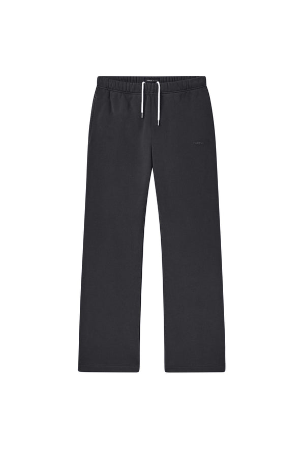 purple brand Basic Flared Sweatpant Black