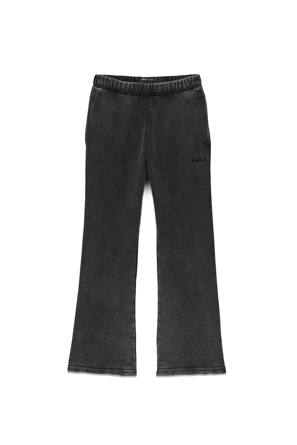purple brand Basic Flared Sweatpant Washed Black
