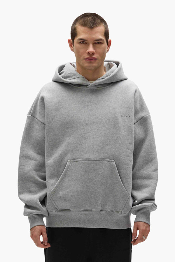 Purple Brand Basic Hoodie Gray