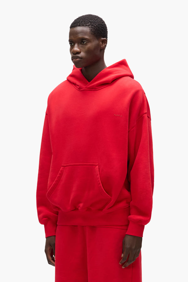 Purple Brand Basic Hoodie Red