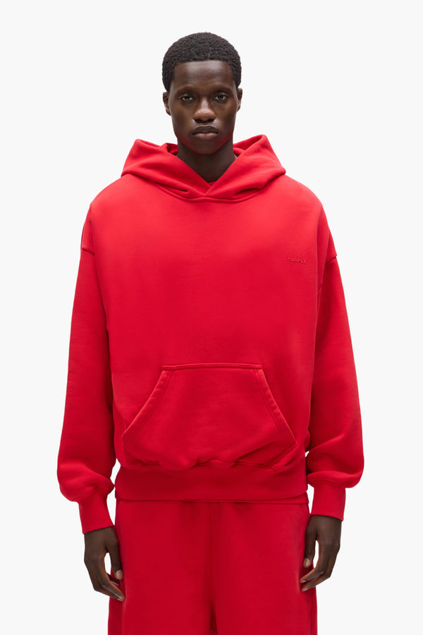 purple brand Basic Hoodie Red