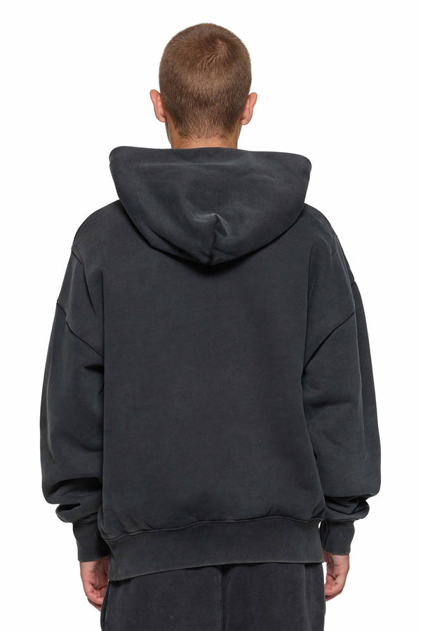 Purple Brand Basic Hoodie Washed Black