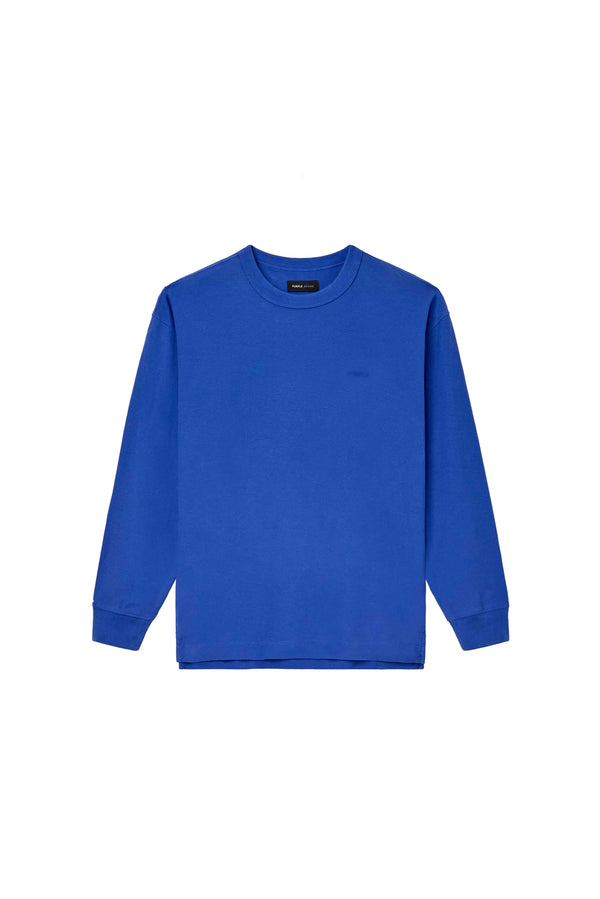Purple Brand Basic Long Sleeve Tee Blue
