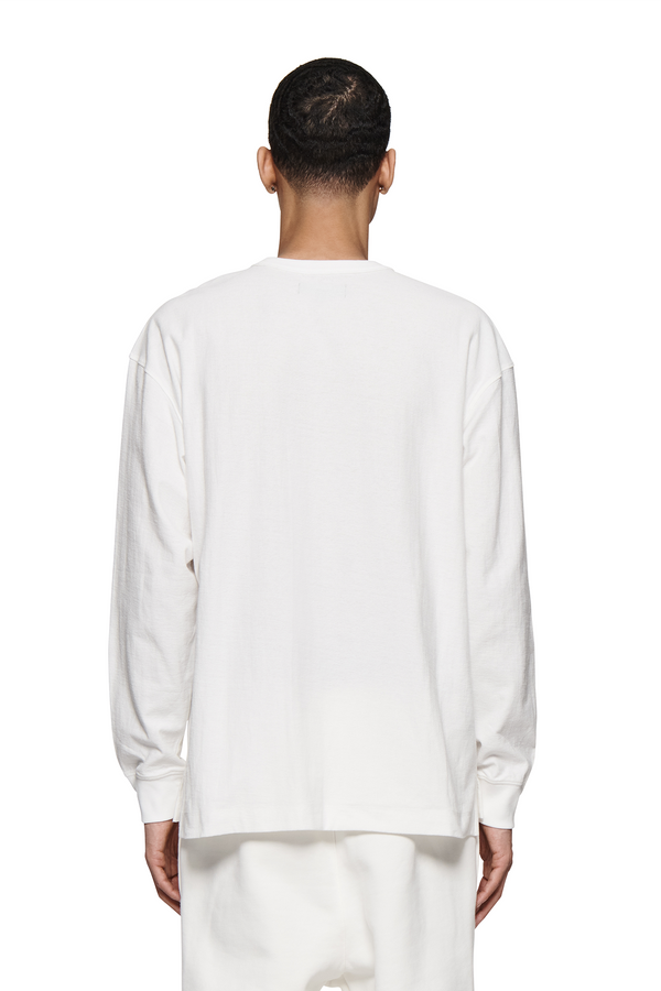 Purple Brand Basic Long Sleeve Tee Ivory