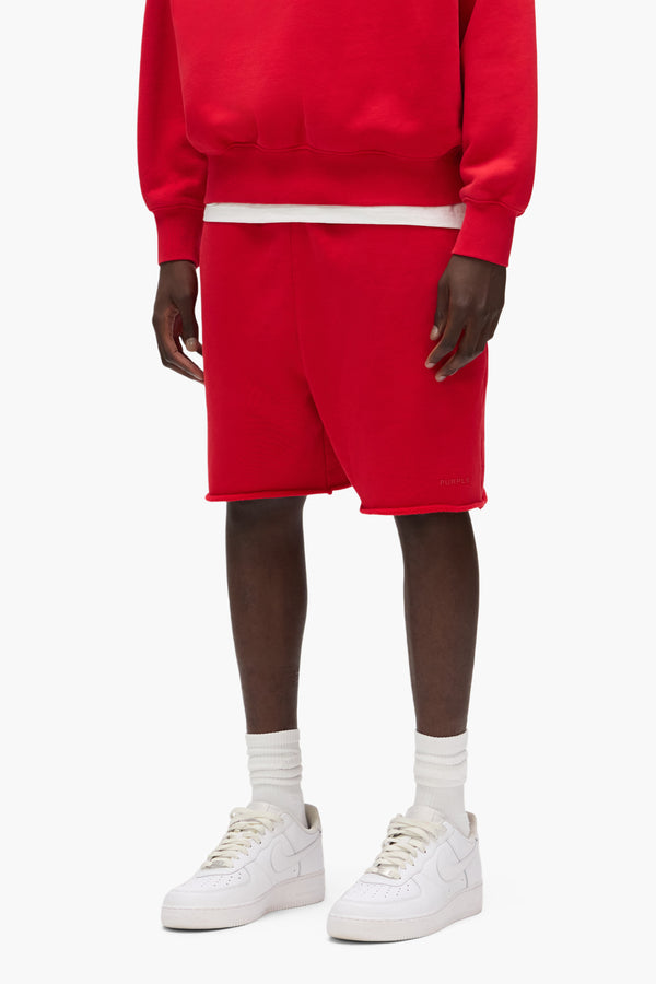 Purple Brand Basic Sweatshort Red