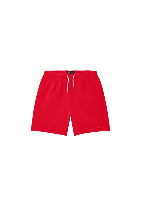 Purple Brand Basic Sweatshort Red