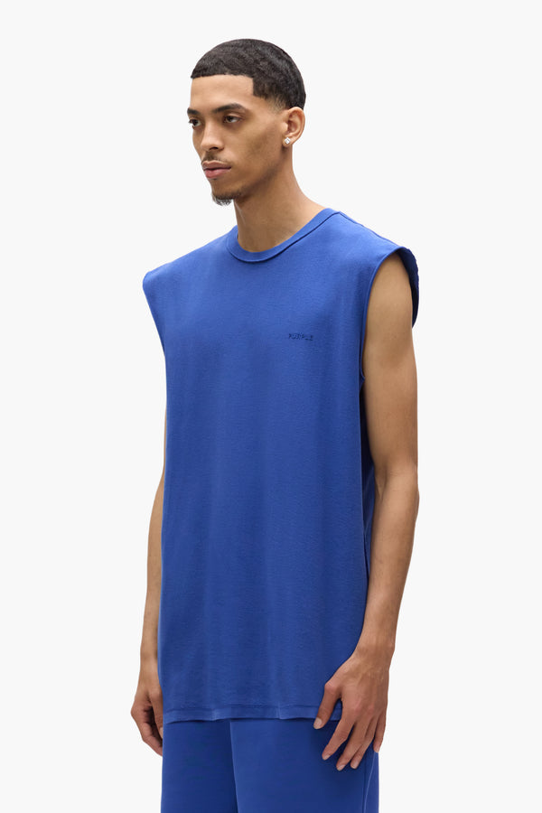 Purple Brand Basic Tank Top Blue