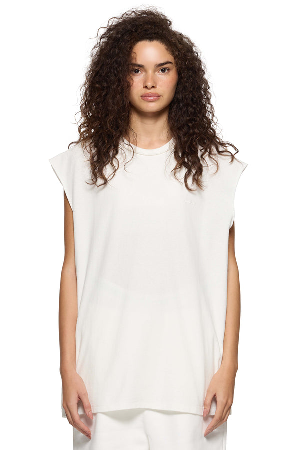 Purple Brand Basic Tank Top Ivory