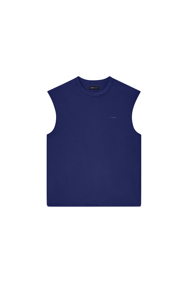 purple brand Basic Tank Top Navy