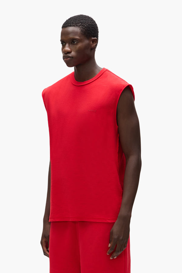 Purple Brand Basic Tank Top Red