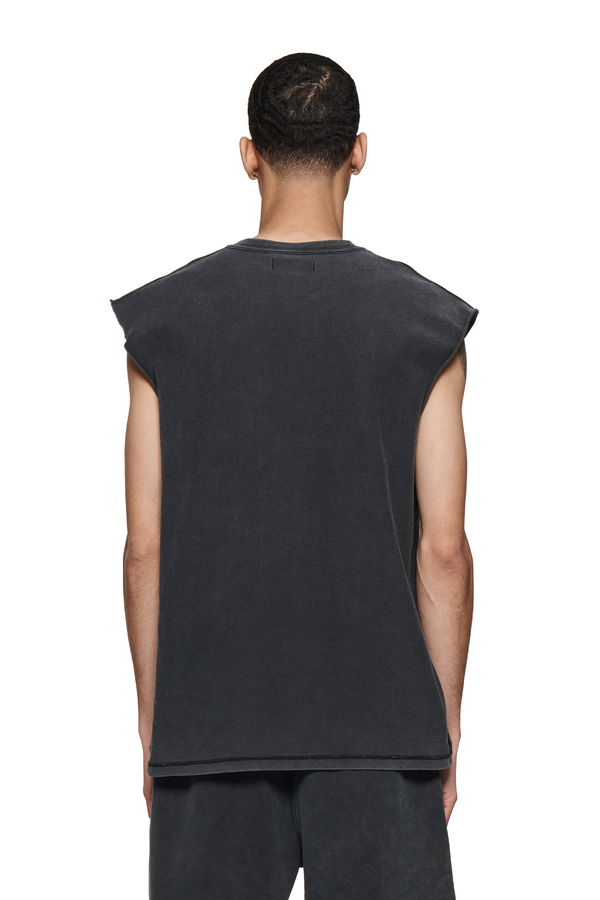 Purple Brand Basic Tank Top Washed Black