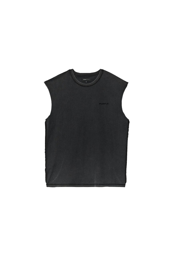 purple brand Basic Tank Top Washed Black
