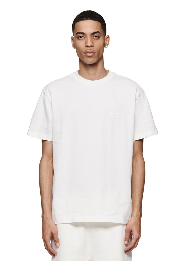 Purple Brand Basic Tee Ivory