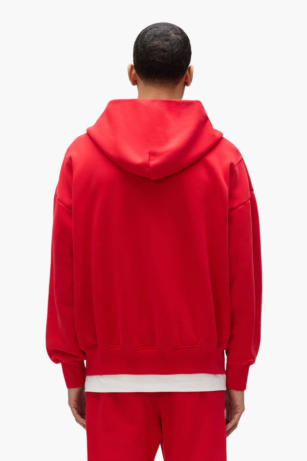 Purple Brand Basic Zip-Up Hoodie Red