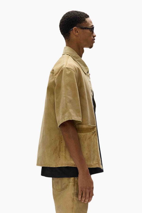 Purple Brand Bentonite Shirt Khaki