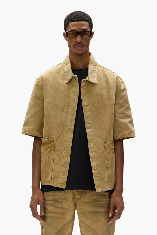 purple brand Bentonite Shirt Khaki