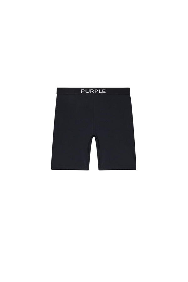purple brand Biker Shorts Black
