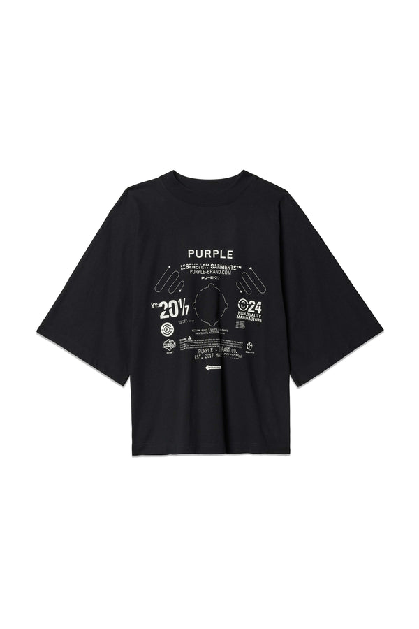 Purple Brand Blade Tee Black