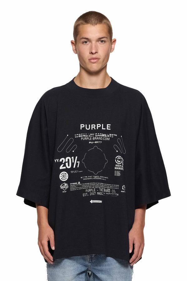 purple brand Blade Tee Black