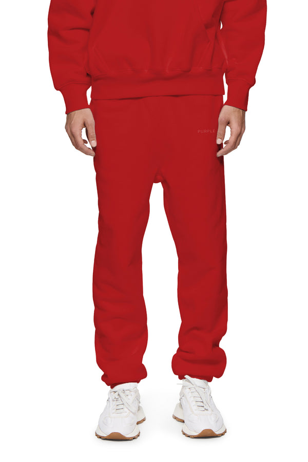purple brand Blank Sweatpant Red