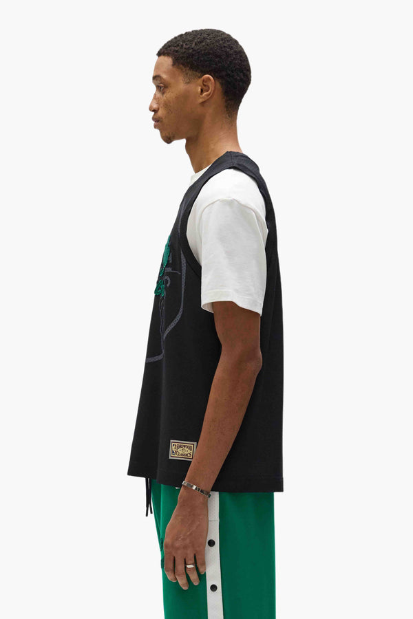 Purple Brand Boston Celtics Mesh Jersey Black