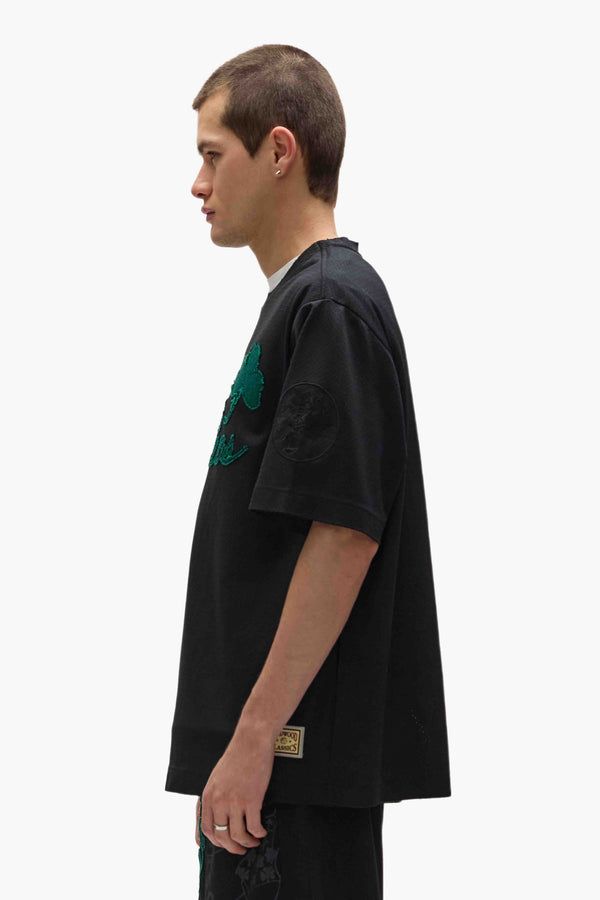 Purple Brand Boston Celtics Mesh Tee Black