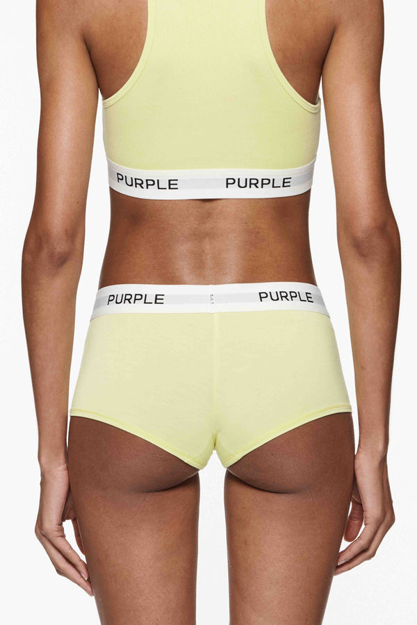 Purple Brand Boy Short Lime Green