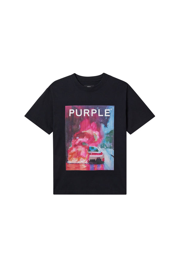 Purple Brand Carefree Tee Black