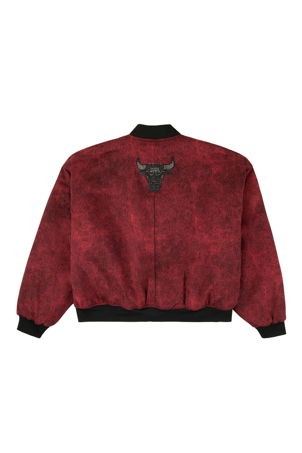 Purple Brand Chicago Bulls Bomber Jacket Red