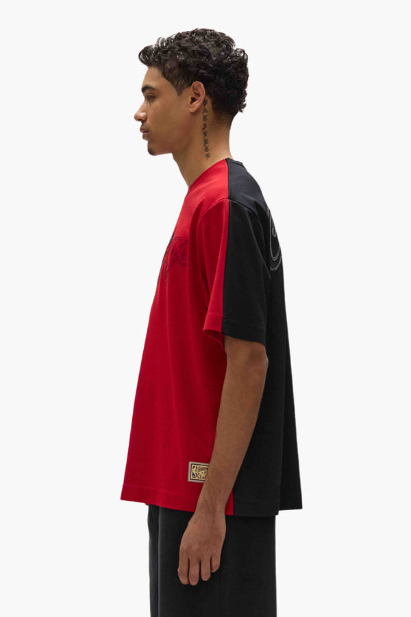 Purple Brand Chicago Bulls Mesh Tee Black & Red