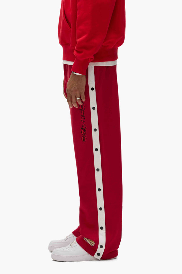 Purple Brand Chicago Bulls Snap Pants Red