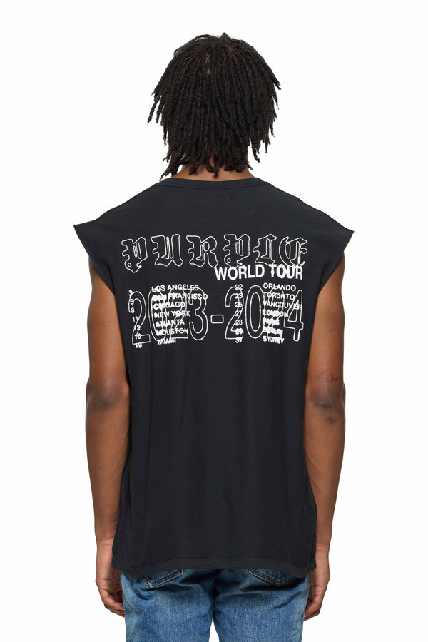 Purple Brand Cities Tank Top Black