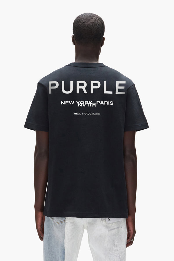 Purple Brand Cities Tee Black
