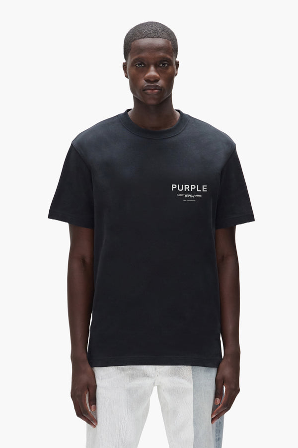 purple brand Cities Tee Black