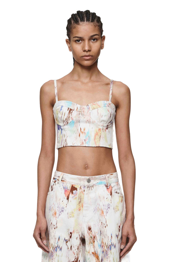 purple brand Corsette Melt All Over Print