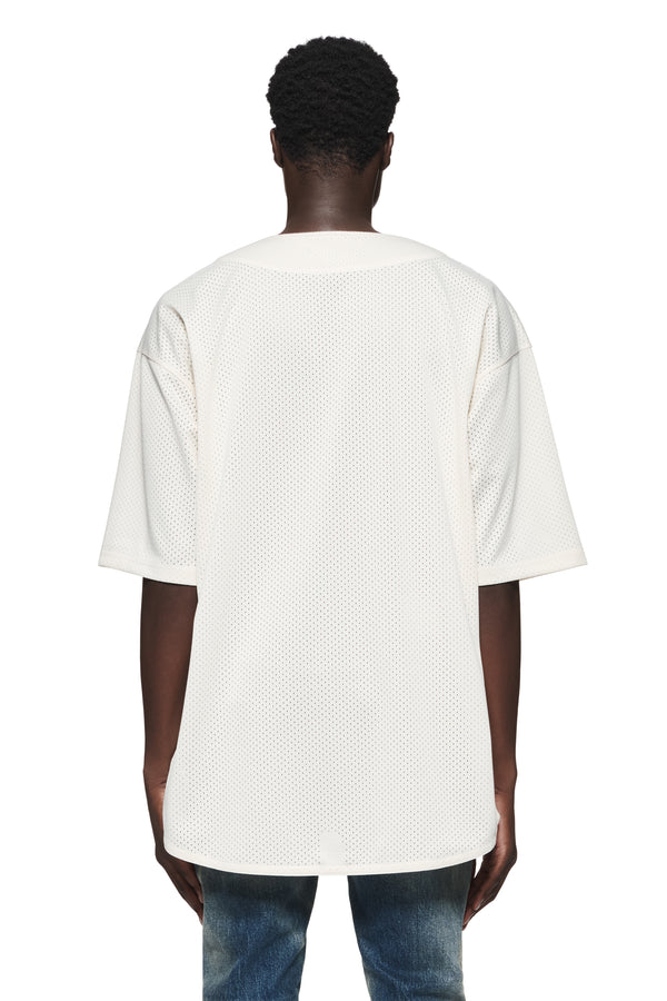 Purple Brand Crest Baseball Shirt Light Indigo