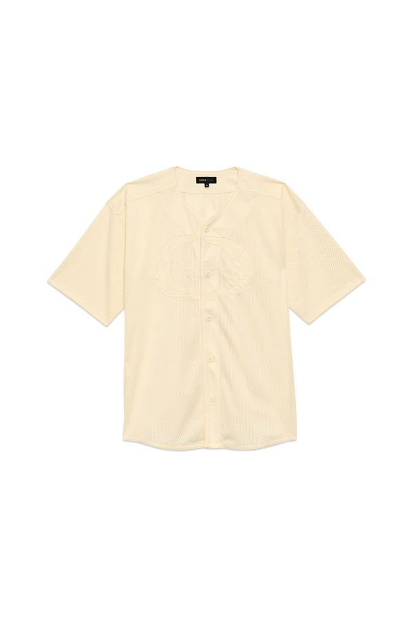 Purple Brand Crest Baseball Shirt Light Indigo