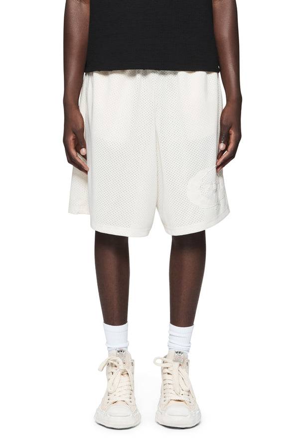 purple brand Crest Mesh Shorts Light Indigo