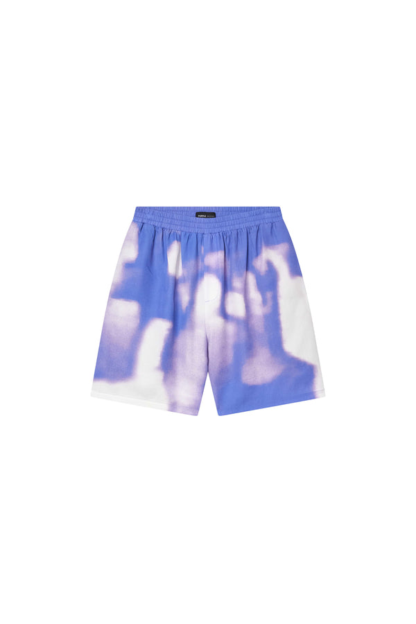 Purple Brand Crowd Shorts Purple & White