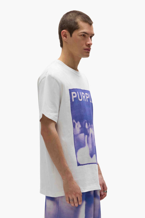 Purple Brand Crowd Tee Light Indigo