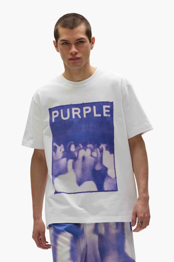 Purple Brand Crowd Tee Light Indigo