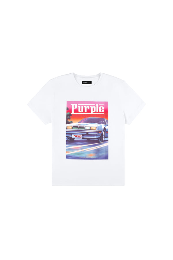 Purple Brand Cruise Tee Light Indigo