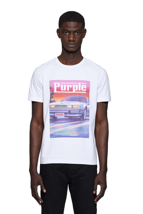purple brand Cruise Tee Light Indigo