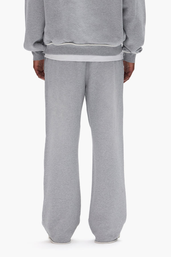Purple Brand Crystal Applique Sweatpant Gray