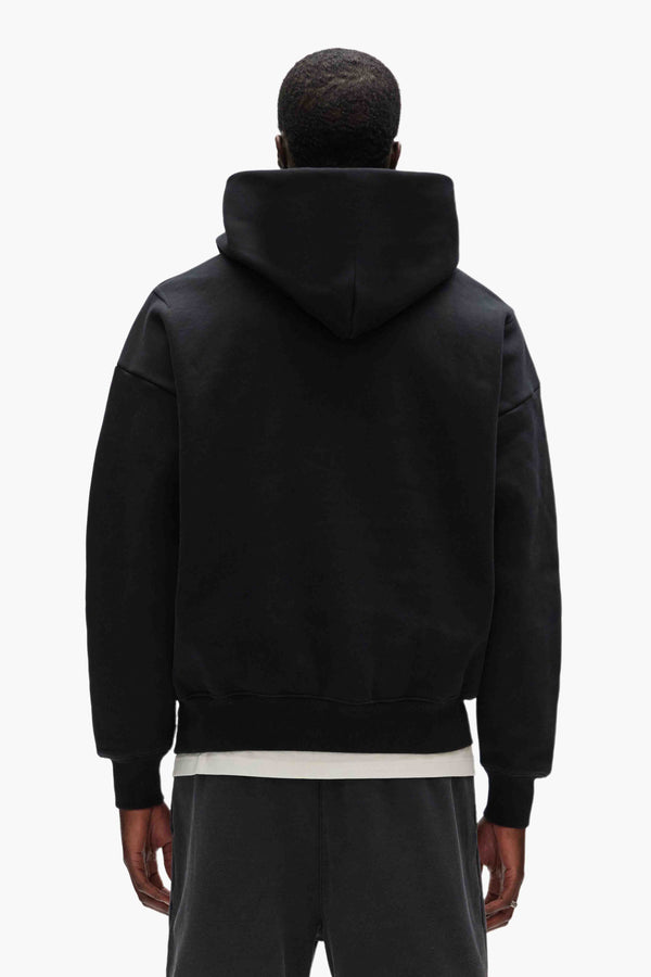 Purple Brand Crystal Gothic Drip Hoodie Black