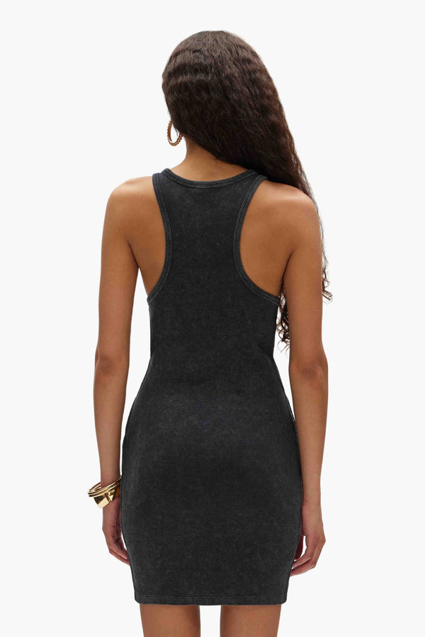 Purple Brand Cut Out Dress Black