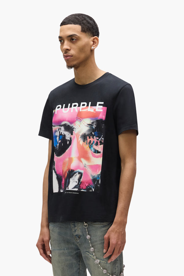 Purple Brand Deep State Tee Black