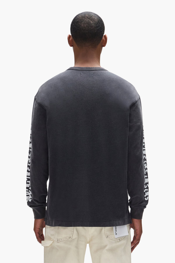 Purple Brand Discord Long Sleeve Tee Black