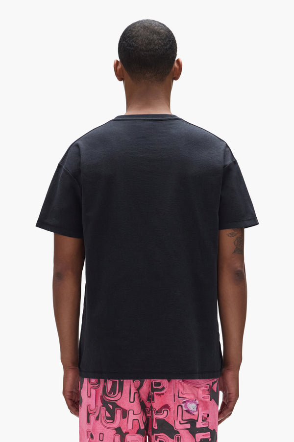 Purple Brand Displaced Tee Black