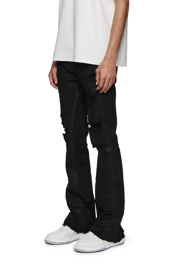 Purple Brand Double Panels Flare Black